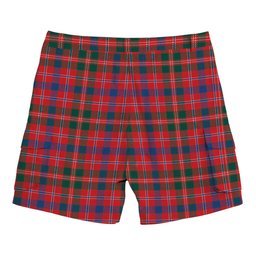 ScotsTee Shop Scottish Donald of Glenaladale Modern Tartan Plaid Cargo Shorts for Men