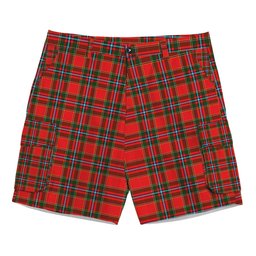 ScotsTee Shop Scottish Drummond of Perth Tartan Plaid Cargo Shorts for Men