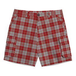 ScotsTee Shop Scottish Erskine Red Tartan Plaid Cargo Shorts for Men