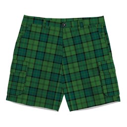 ScotsTee Shop Scottish Dunbar Hunting Modern Tartan Plaid Cargo Shorts for Men