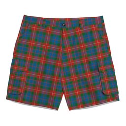 ScotsTee Shop Scottish Fraser of Lovat Ancient Tartan Plaid Cargo Shorts for Men
