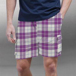 ScotsTee Shop Scottish Dunlop Dress Ancient Tartan Plaid Cargo Shorts for Men