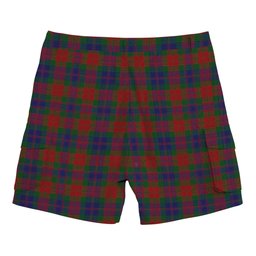 ScotsTee Shop Scottish Fraser 1800 Tartan Plaid Cargo Shorts for Men