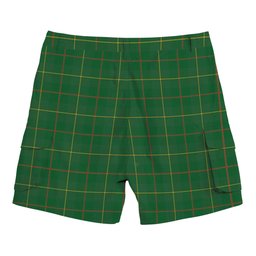 ScotsTee Shop Scottish Galloway Green Ancient Tartan Plaid Cargo Shorts for Men