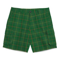 ScotsTee Shop Scottish Galloway Green Ancient Tartan Plaid Cargo Shorts for Men