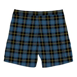 ScotsTee Shop Scottish Ewbank Modern Clan Tartan Plaid Cargo Shorts for Men