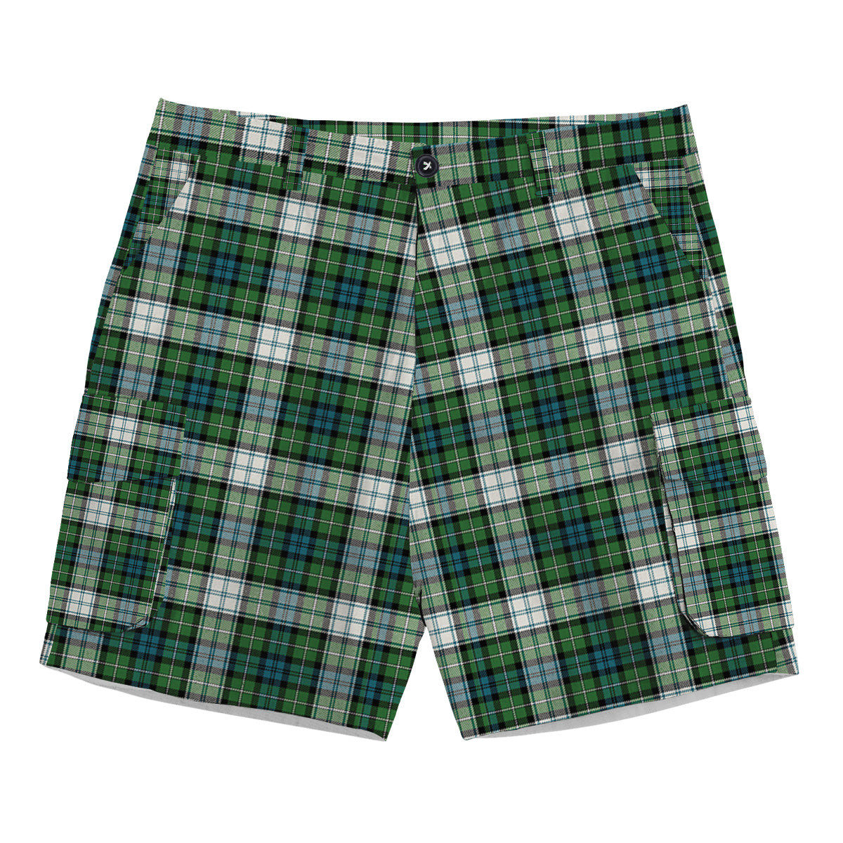 ScotsTee Shop Scottish Forbes Dress Ancient Tartan Plaid Cargo Shorts for Men