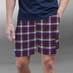 ScotsTee Shop Scottish Donald Dress Modern Tartan Plaid Cargo Shorts for Men