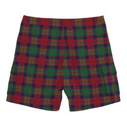 ScotsTee Shop Scottish Fraser of Altyre Modern Tartan Plaid Cargo Shorts for Men