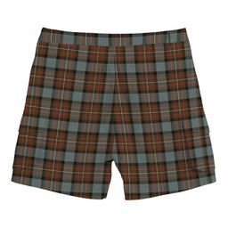 ScotsTee Shop Scottish Fergusson Weathered Tartan Plaid Cargo Shorts for Men