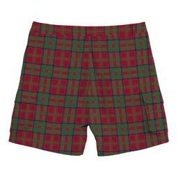 ScotsTee Shop Scottish Donald of Glencoe Modern Tartan Plaid Cargo Shorts for Men