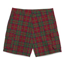 ScotsTee Shop Scottish Donald of Glencoe Modern Tartan Plaid Cargo Shorts for Men