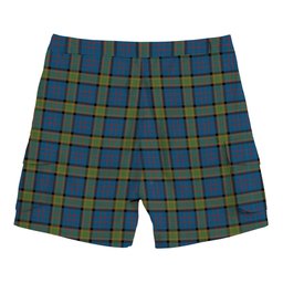 ScotsTee Shop Scottish Dalrymple M of Oxenfoord Tartan Plaid Cargo Shorts for Men