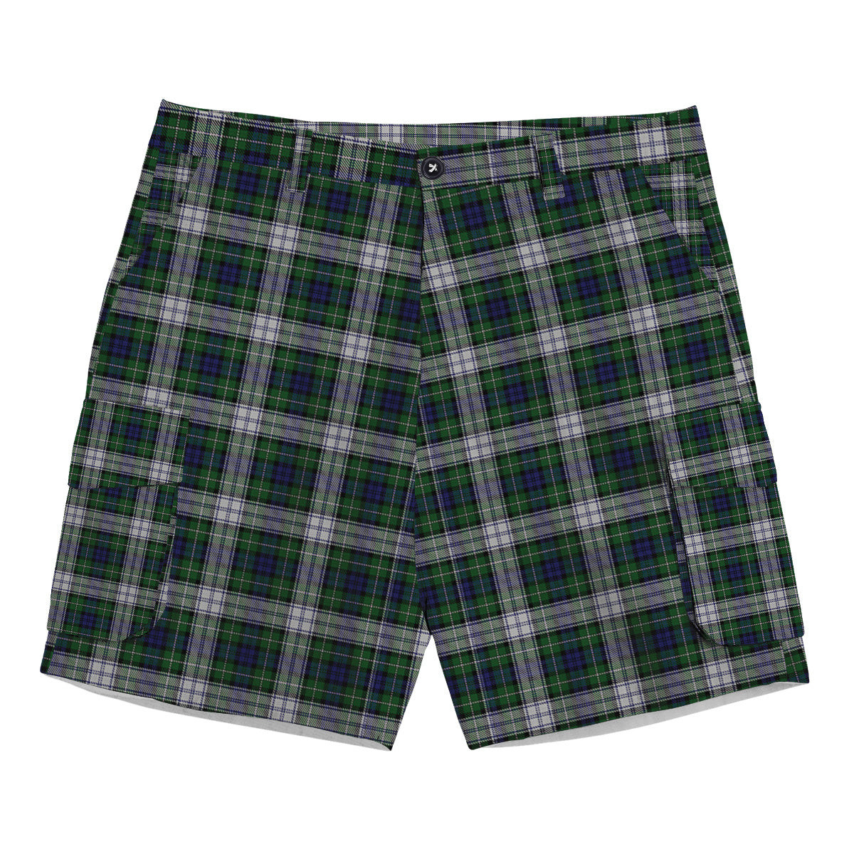 ScotsTee Shop Scottish Forbes Dress Tartan Plaid Cargo Shorts for Men