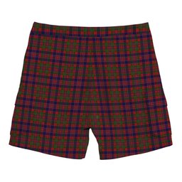 ScotsTee Shop Scottish Donald of Boisdale Tartan Plaid Cargo Shorts for Men