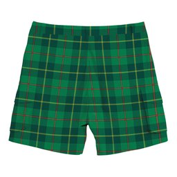 ScotsTee Shop Scottish Galloway Green Modern Tartan Plaid Cargo Shorts for Men