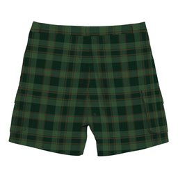 ScotsTee Shop Scottish Donachie of Brockloch Hunting Tartan Plaid Cargo Shorts for Men