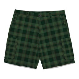 ScotsTee Shop Scottish Donachie of Brockloch Hunting Tartan Plaid Cargo Shorts for Men