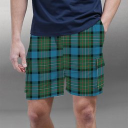 ScotsTee Shop Scottish Fergusson Ancient #2 Tartan Plaid Cargo Shorts for Men