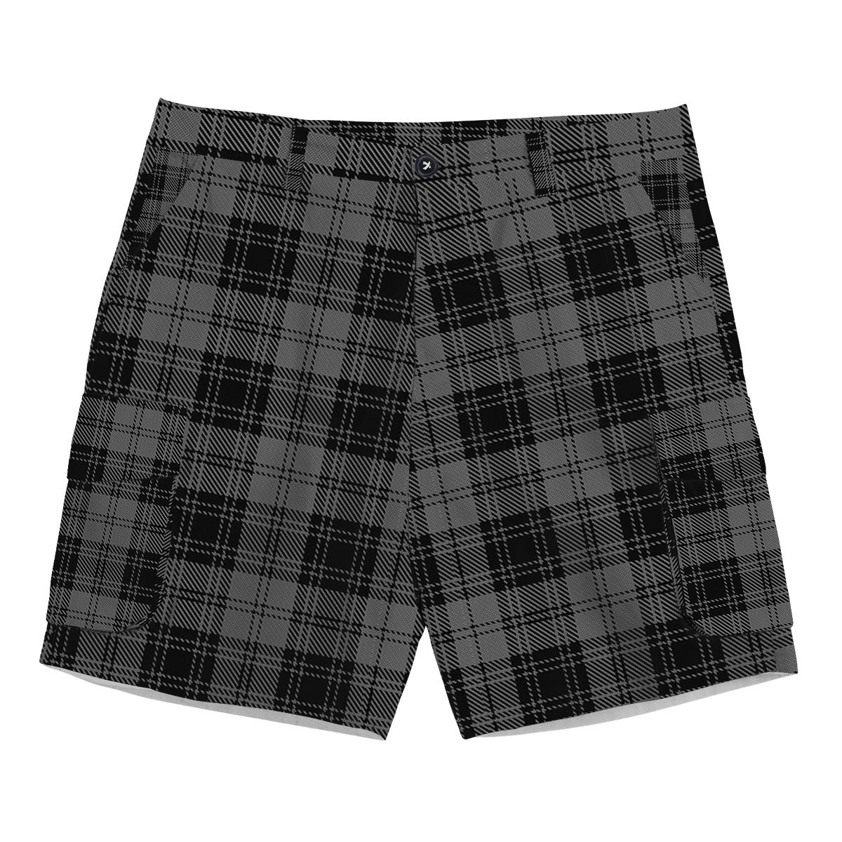 ScotsTee Shop Scottish Douglas Grey Vestiarium Scoticum Tartan Plaid Cargo Shorts for Men