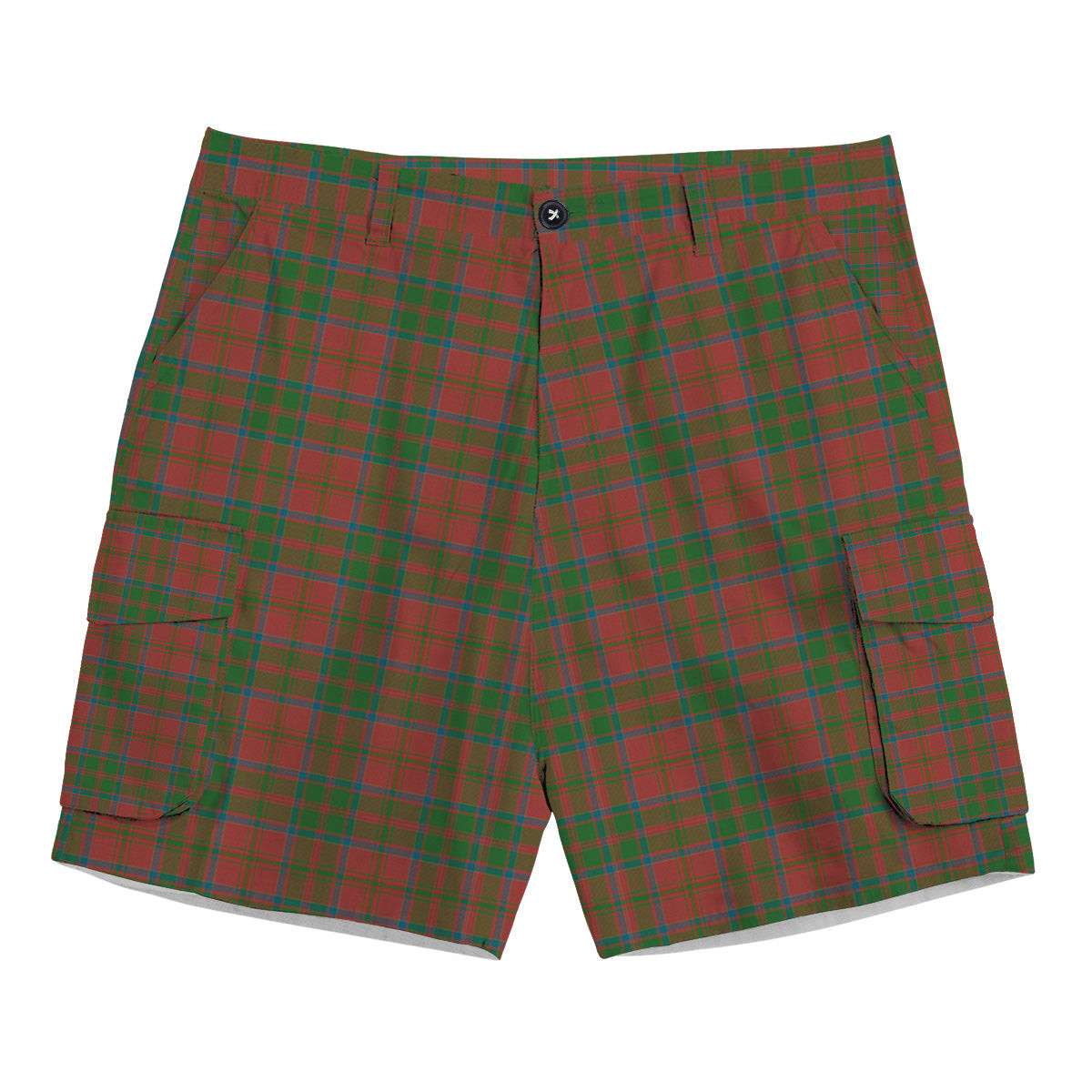 ScotsTee Shop Scottish Donald of Glencoe Ancient Tartan Plaid Cargo Shorts for Men