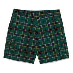 ScotsTee Shop Scottish Duncan of Sketraw Modern Tartan Plaid Cargo Shorts for Men