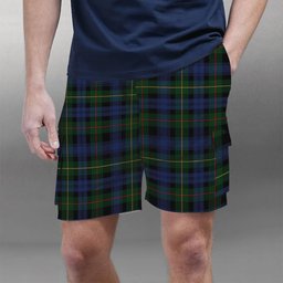 ScotsTee Shop Scottish Farquharson Vestiarium Scoticum Tartan Plaid Cargo Shorts for Men