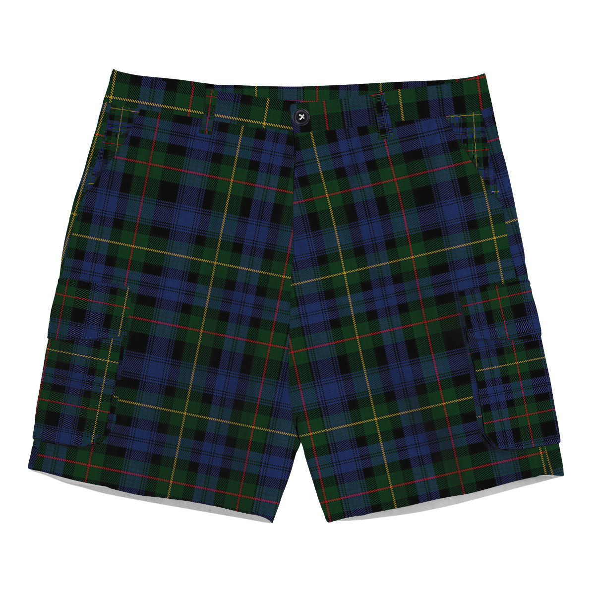 ScotsTee Shop Scottish Farquharson Vestiarium Scoticum Tartan Plaid Cargo Shorts for Men
