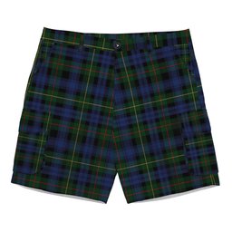 ScotsTee Shop Scottish Farquharson Vestiarium Scoticum Tartan Plaid Cargo Shorts for Men
