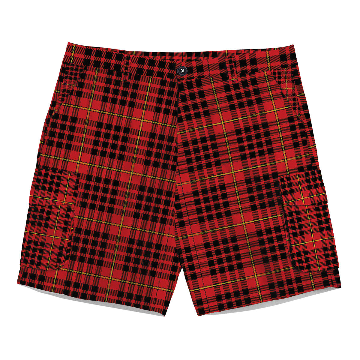 ScotsTee Shop Scottish Donald of Ardnamurchan Modern Tartan Plaid Cargo Shorts for Men