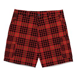 ScotsTee Shop Scottish Donald of Ardnamurchan Modern Tartan Plaid Cargo Shorts for Men
