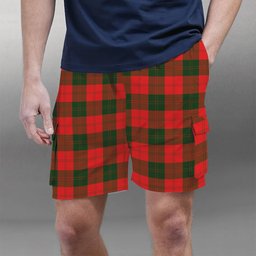 ScotsTee Shop Scottish Erskine Modern Tartan Plaid Cargo Shorts for Men