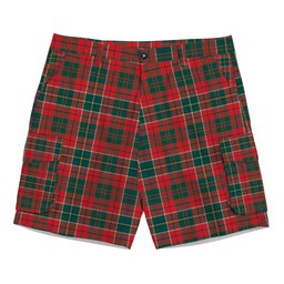 ScotsTee Shop Scottish Galbraith USA Modern Tartan Plaid Cargo Shorts for Men