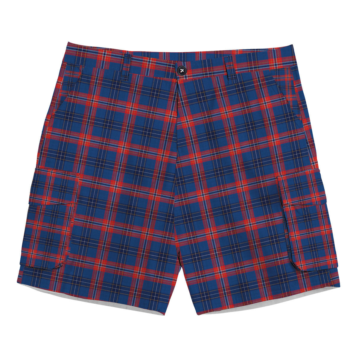 ScotsTee Shop Scottish Dundee University Tartan Plaid Cargo Shorts for Men