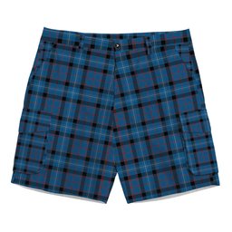 ScotsTee Shop Scottish Fitzgerald Family Tartan Plaid Cargo Shorts for Men