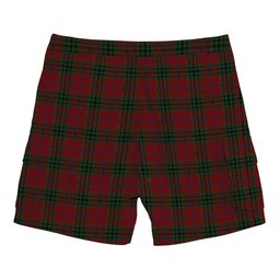 ScotsTee Shop Scottish Denny Hunting Tartan Plaid Cargo Shorts for Men