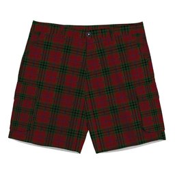 ScotsTee Shop Scottish Denny Hunting Tartan Plaid Cargo Shorts for Men