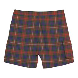 ScotsTee Shop Scottish Fraser Hunting Modern Tartan Plaid Cargo Shorts for Men