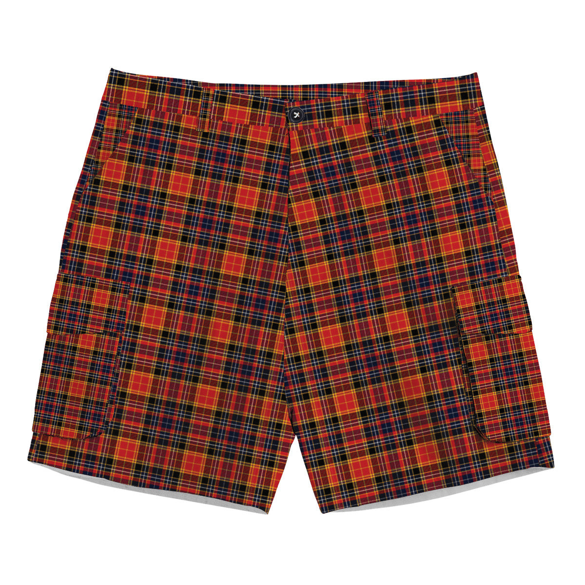 ScotsTee Shop Scottish Dalrymple of Castleton Modern Tartan Plaid Cargo Shorts for Men