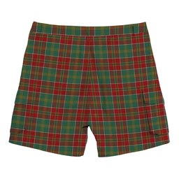 ScotsTee Shop Scottish Donald of Kingsburgh Tartan Plaid Cargo Shorts for Men