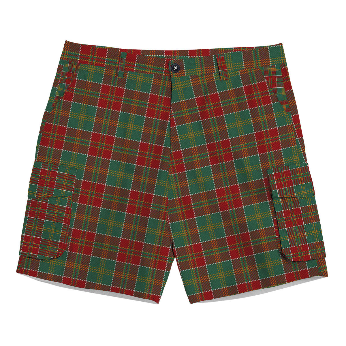 ScotsTee Shop Scottish Donald of Kingsburgh Tartan Plaid Cargo Shorts for Men