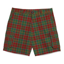 ScotsTee Shop Scottish Donald of Kingsburgh Tartan Plaid Cargo Shorts for Men
