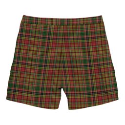 ScotsTee Shop Scottish Drummond of Strathallan Tartan Plaid Cargo Shorts for Men