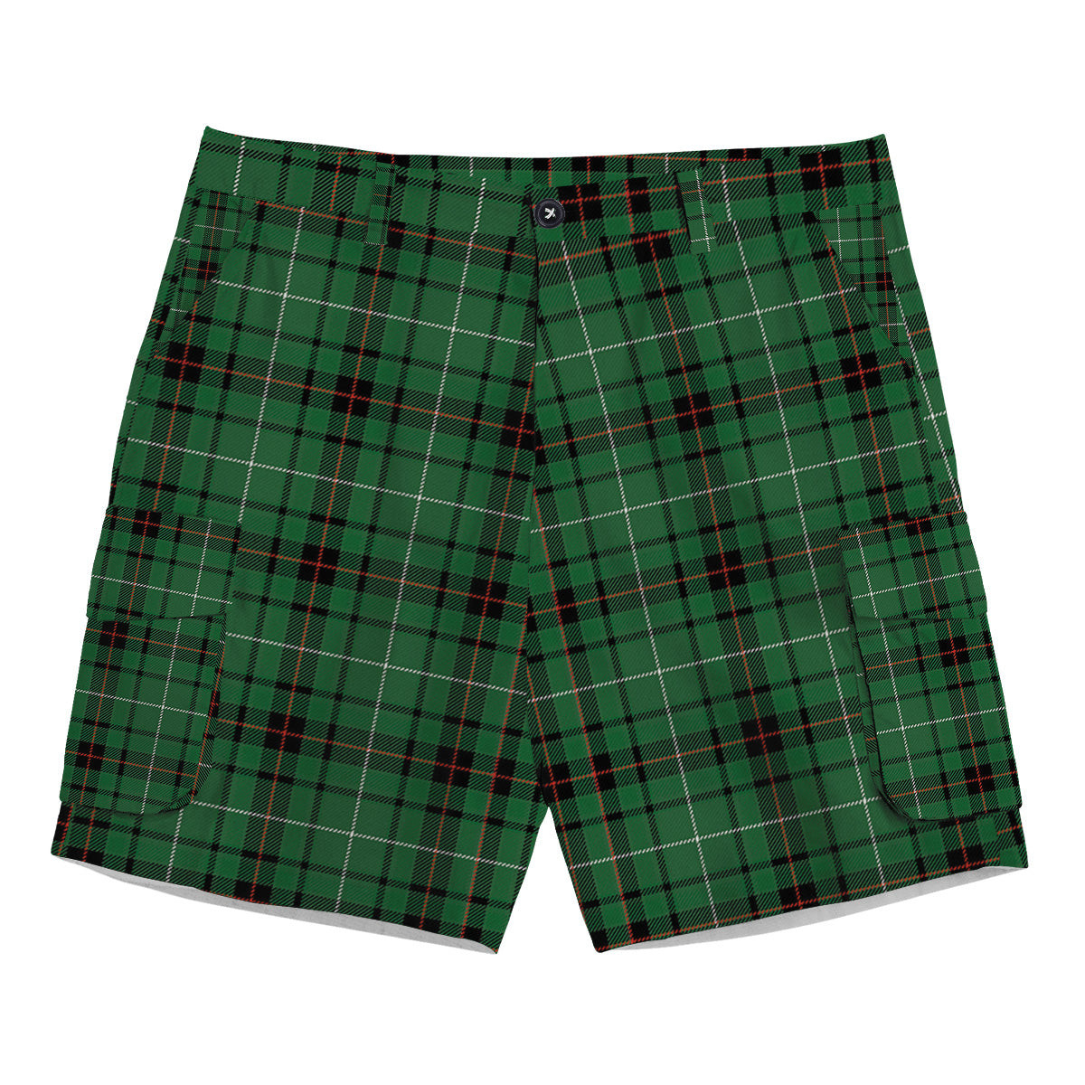 ScotsTee Shop Scottish Fraser Gathering Hunting Ancient Tartan Plaid Cargo Shorts for Men