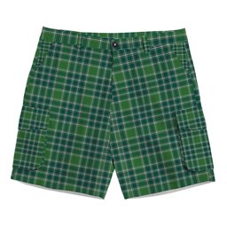 ScotsTee Shop Scottish Donald Lord of the Isles Hunting Ancient Tartan Plaid Cargo Shorts for Men