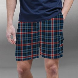 ScotsTee Shop Scottish Gandy of Myrton Tartan Plaid Cargo Shorts for Men