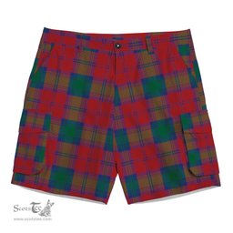ScotsTee Shop Scottish Fotheringhame Tartan Plaid Cargo Shorts for Men
