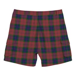 ScotsTee Shop Scottish Fraser of Boblainy Hugh Tartan Plaid Cargo Shorts for Men