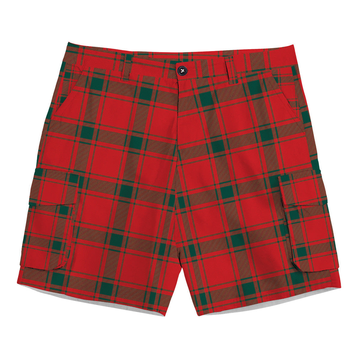 ScotsTee Shop Scottish Donald of Sleat Modern Tartan Plaid Cargo Shorts for Men