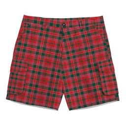 ScotsTee Shop Scottish Dalziel Modern Tartan Plaid Cargo Shorts for Men